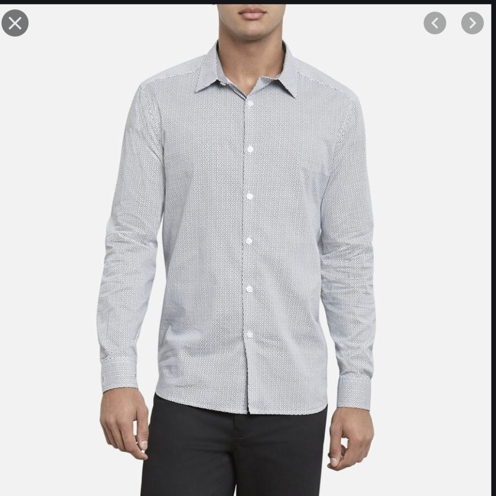 Kenneth Cole Light Blue Dress Shirt 16, 32/33